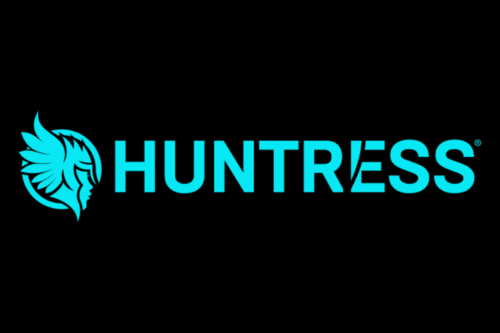 An image of the Huntress logo, a cybersecurity company that's partnered with NSG's Ann Arbor computer services.