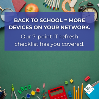 A collection of school supplies arranged on a green surface, including pencils, markers, books, an apple, a calculator, scissors, paint, and a clock.